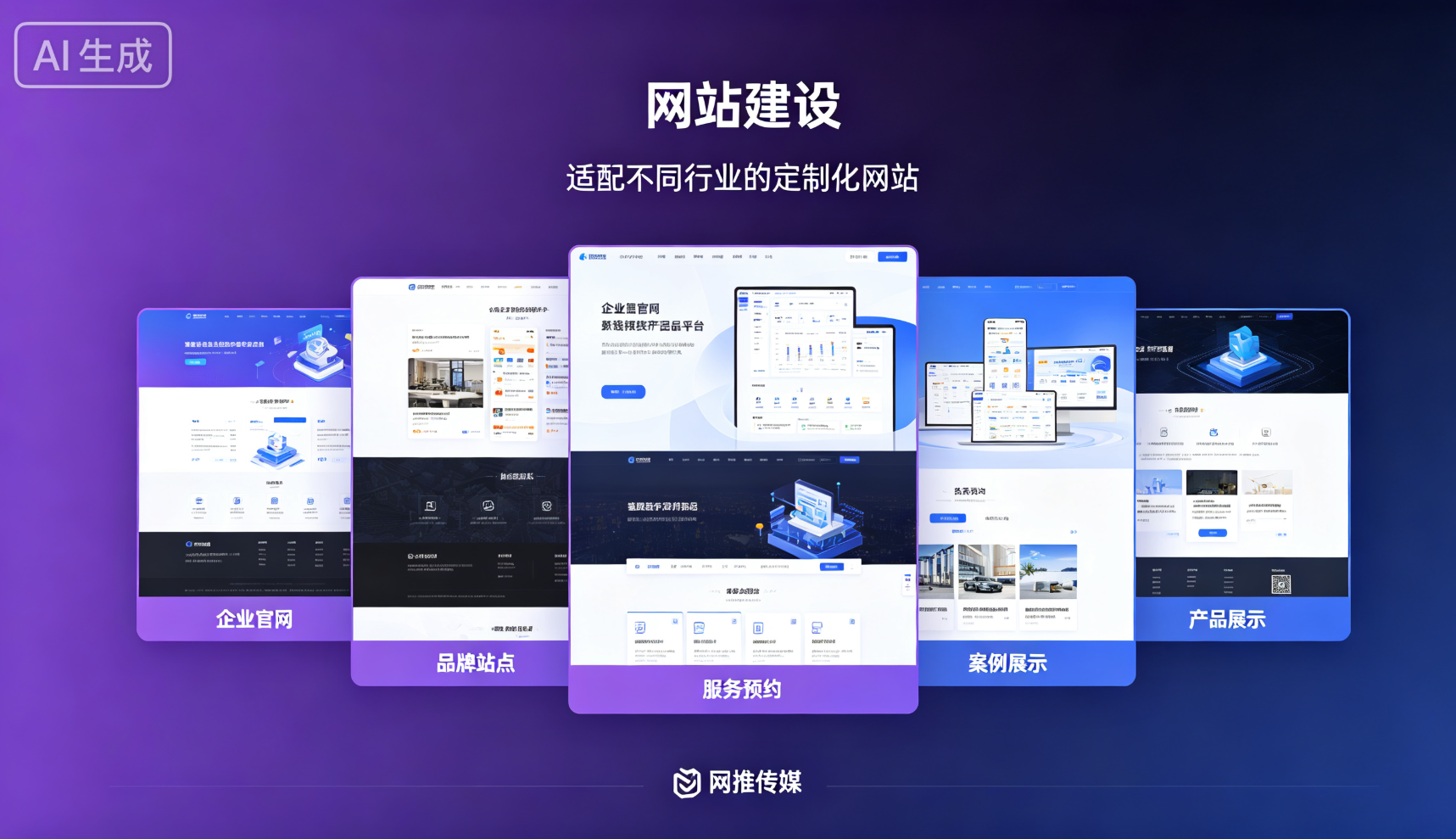 网站建设项目展示截图